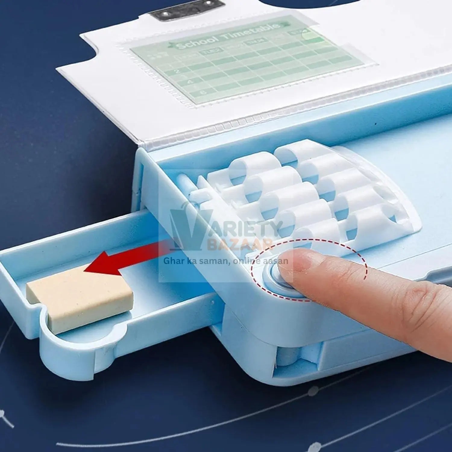 0052 Multifunctional Pencil Box for Kids, Space Pencil Box For Boys, Kids Pencil Box for Boys & Girls, Magnetic Pencil Box for Boys, Pop up Pencil Box, Space Theme Return Gifts for Kids (Space Pencil Box) Travel Sahayak