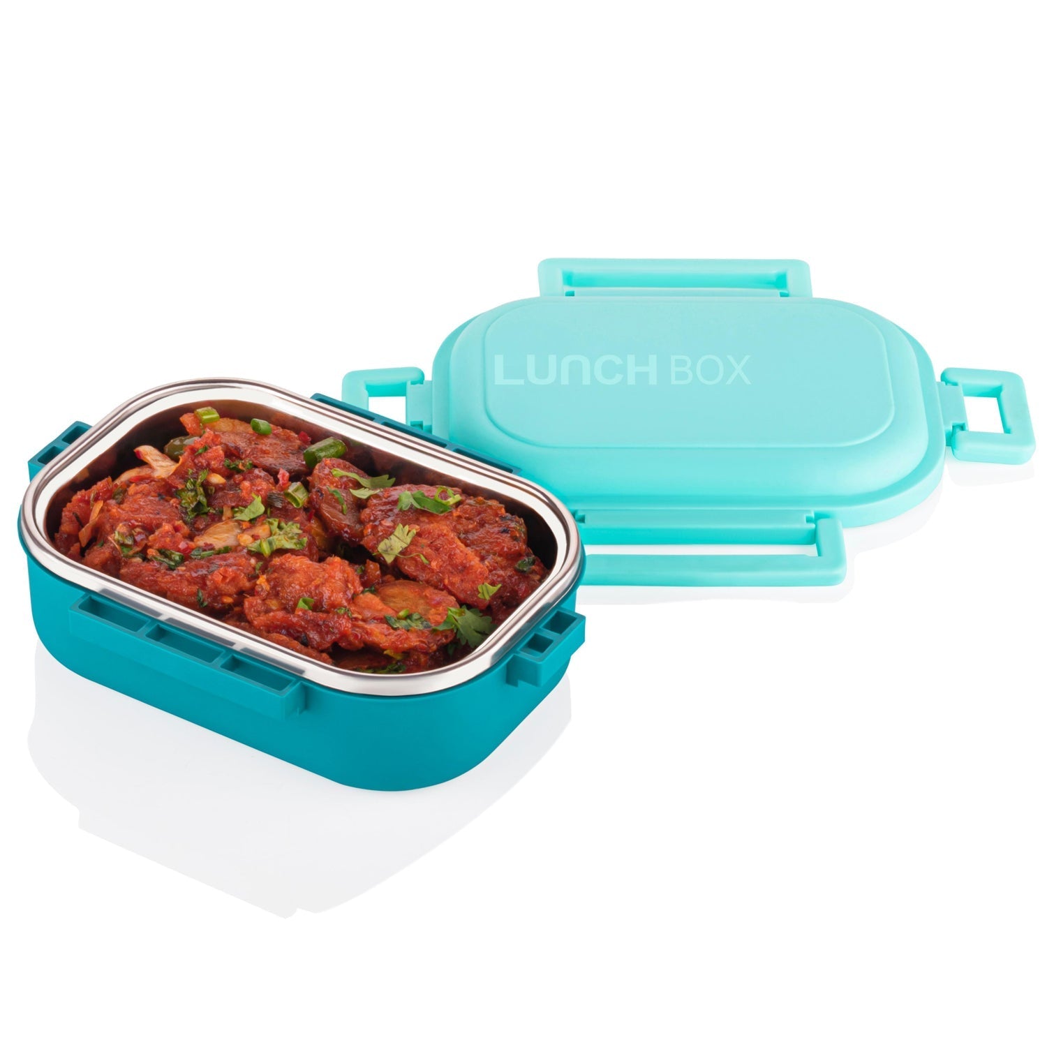 Insulated Testy Stainless Steel Leakproof Lunch Box With Spoon (1 Set) Variety Bazaar