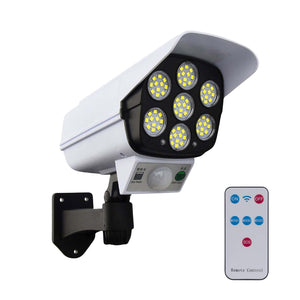 Solar Light Outdoor Motion Sensor Security Camera Shaped Dummy Wall Lamp (1 Pc) Variety Bazaar