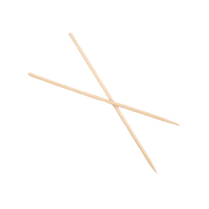 Camping Wooden Color Bamboo BBQ Skewers – 20cm Barbecue Shish Kabob Sticks for Fruit, Meat, Party & More (Pack of Skewers) Variety Bazaar