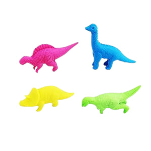 Small Dinosaur Shaped Erasers (4 Pc): Animal Erasers for Kids (School Supplies) Variety Bazaar