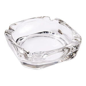 Glass Brunswick Crystal Quality Cigar Cigarette Ashtray Round Tabletop for Home Office Indoor Outdoor Home Decor Variety Bazaar