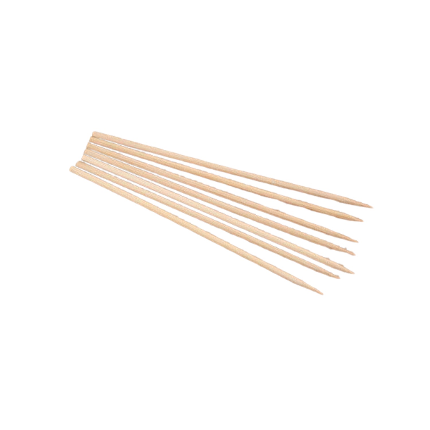 Camping Wooden Color Bamboo BBQ Skewers Barbecue Shish Kabob Sticks Fruit Kebab Meat Party Fountain Bamboo BBQ Sticks Skewers Wooden (30cm) Variety Bazaar