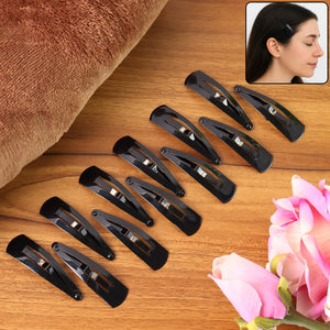Metal Tik Tak Hair Clips (12 Pcs Set), Hair accessories Variety Bazaar