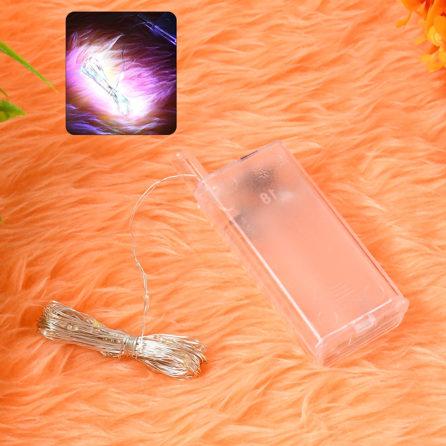 Multicolor 2AA Battery Powered, Copper Wire String Fairy Lights with 30 LEDs Variety Bazaar