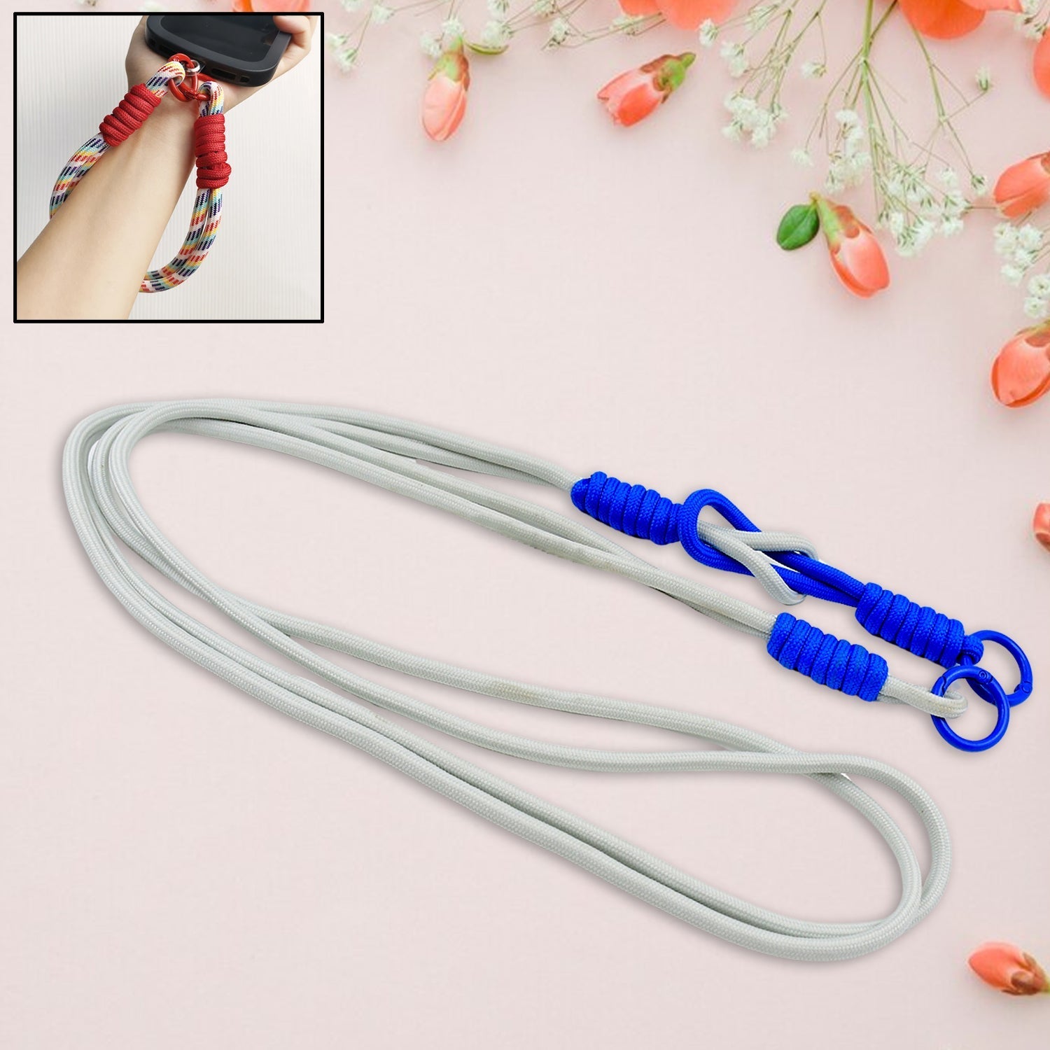 Universal Lanyard For Phone, Cross-Body Cell Phone Lanyard With All Smartphones (1 Pc / 51 Inch / Multicolor) Variety Bazaar
