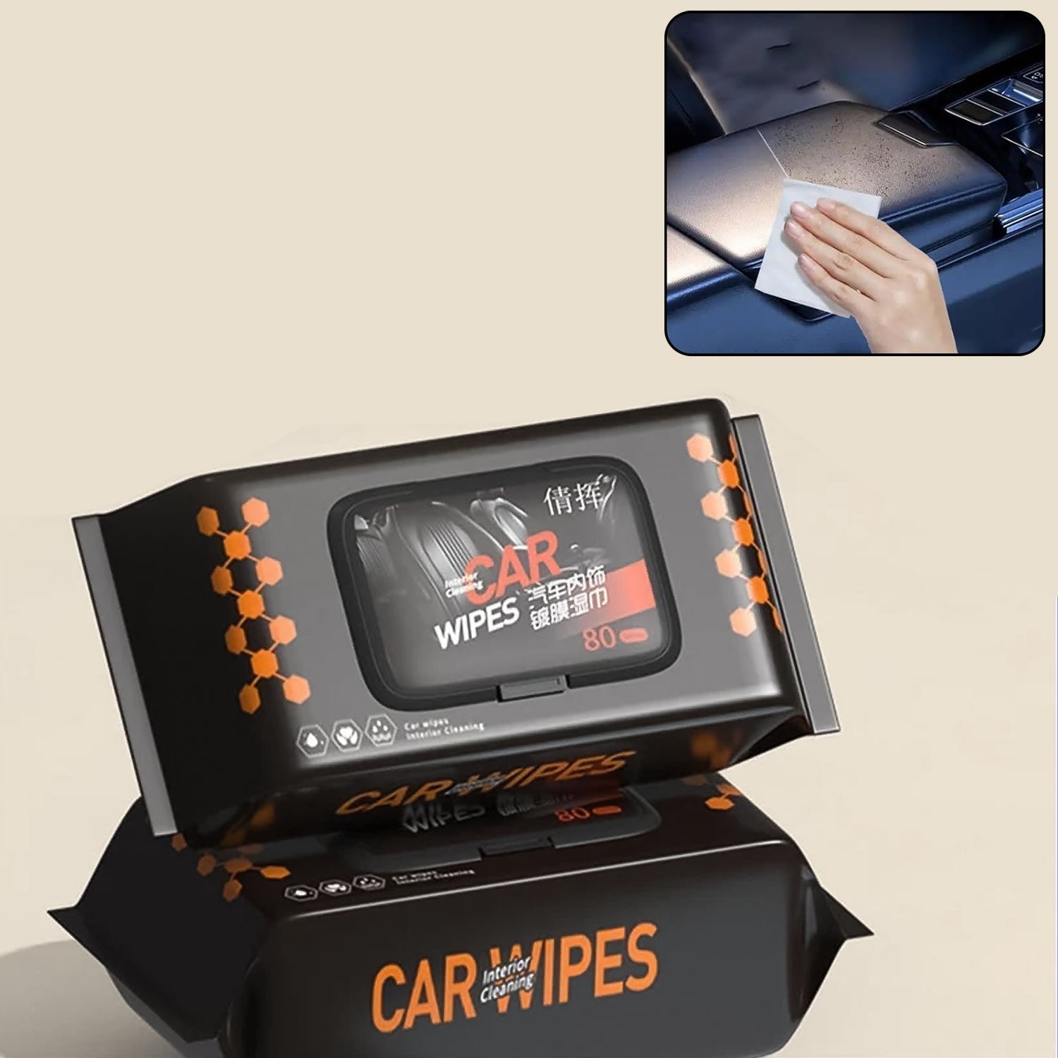 Car Dashboard Scratch Remover Tissue (80 Pcs Set) Variety Bazaar