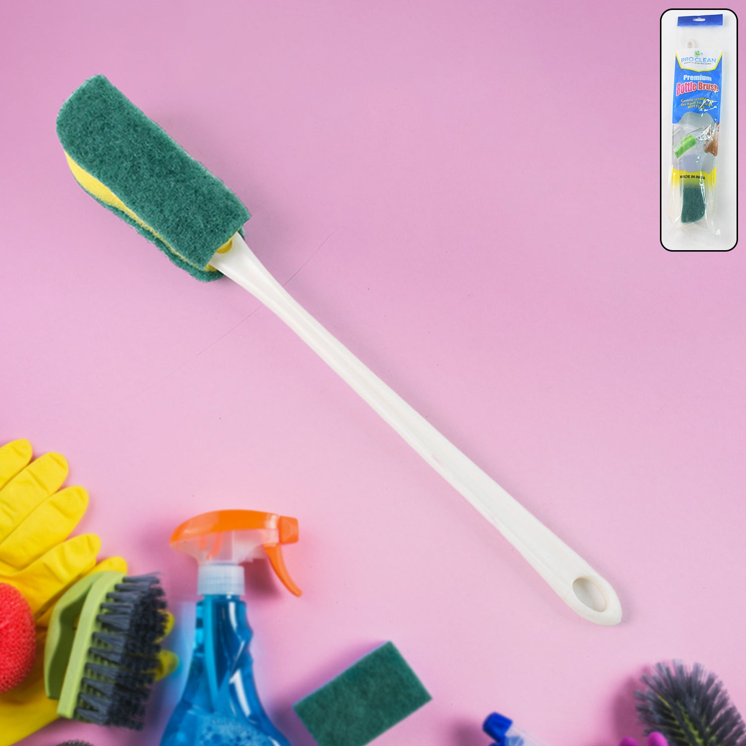 Pro Clean Premium Long Handle Bottle (1 Pc) Variety Bazaar
