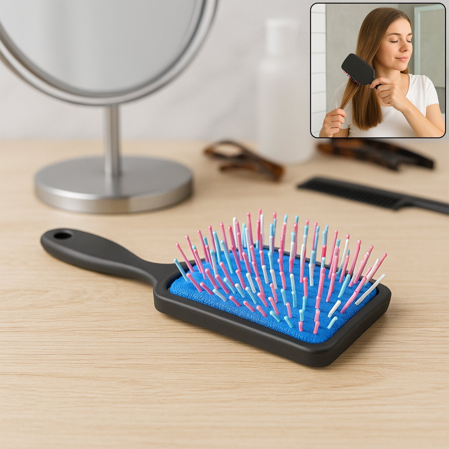 Massage Comb, Massage Hair Brush (1 Pc), Hair accessories Variety Bazaar