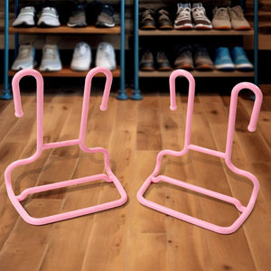 Multi-Function Drying Rack & Shoe Organizer – Hanging Storage Shelf for Wardrobe & Closet, Shoe Stand & Holder (2 Pc Set) Variety Bazaar