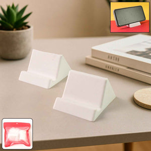 Compact Plastic Mobile Phone Holder Stand (2 Pc & Mix Color)