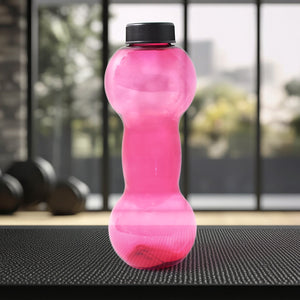 Unbreakable Plastic dumbbell Shape Water Bottle (550 ml / 1 Pc) Variety Bazaar