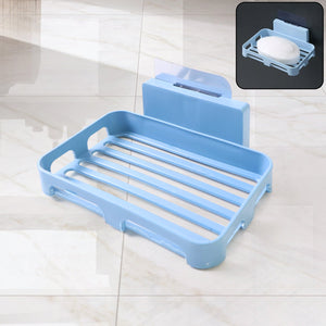 Bathroom & Kitchen Soap Holder: Self-Adhesive ,Sabudani (Plastic Box) Variety Bazaar