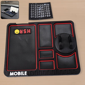 Car Dashboard Mat & Mobile Phone Holder Mount Variety Bazaar