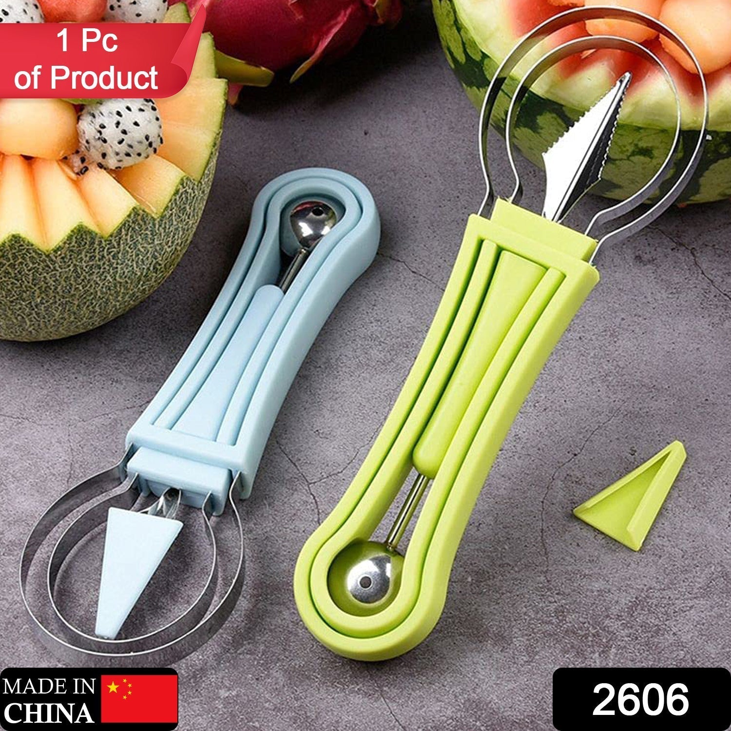 4-in-1 Stainless Steel Fruit Baller & Scooper Variety Bazaar