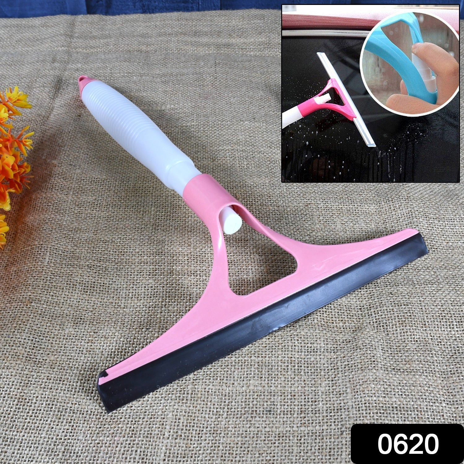 All-in-One Cleaning Brush: Spray, Wash, & Wipe (Windows, Glass, Car) (1 Pc) Variety Bazaar