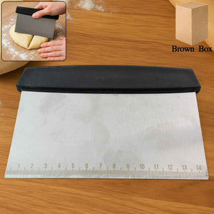 Premium Stainless Steel Dough Scraper (1 Pc)