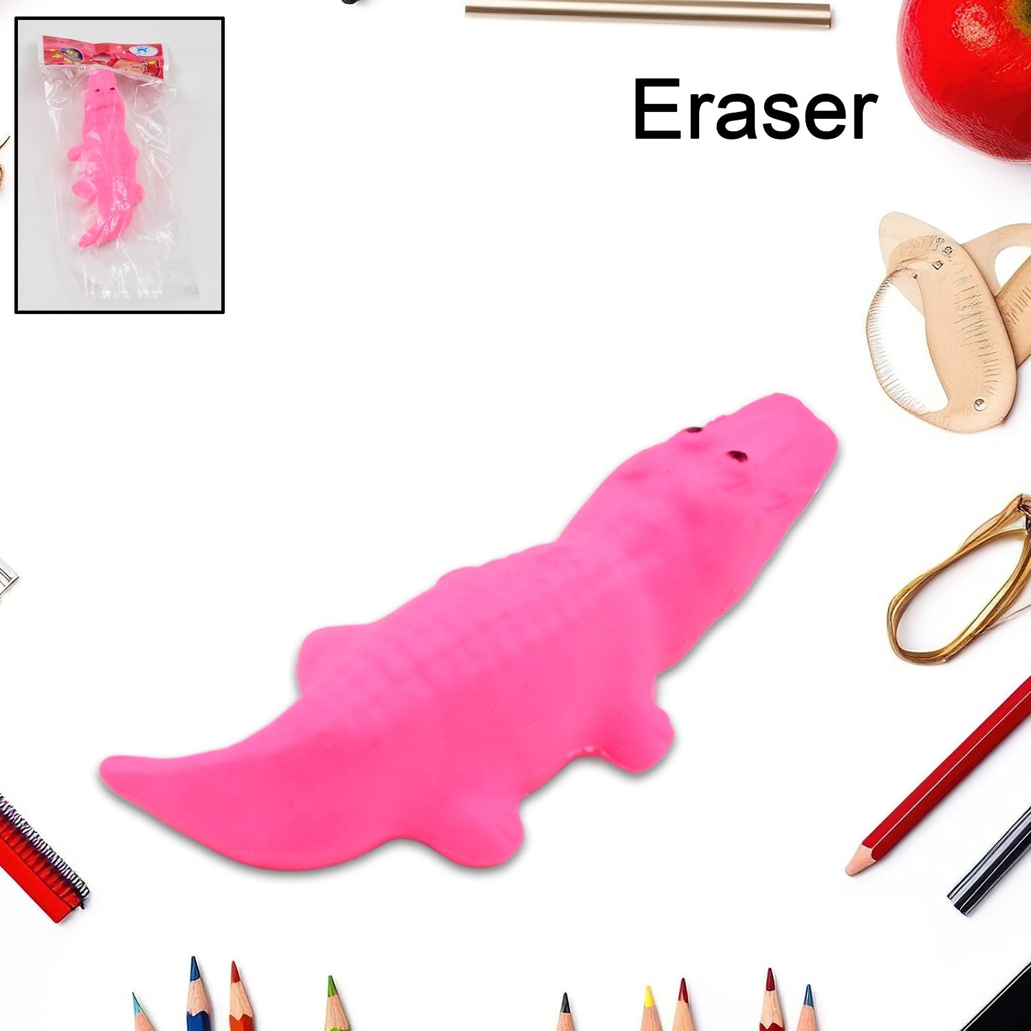 Animal Design Eraser (1 Pc / Mix Design) Variety Bazaar