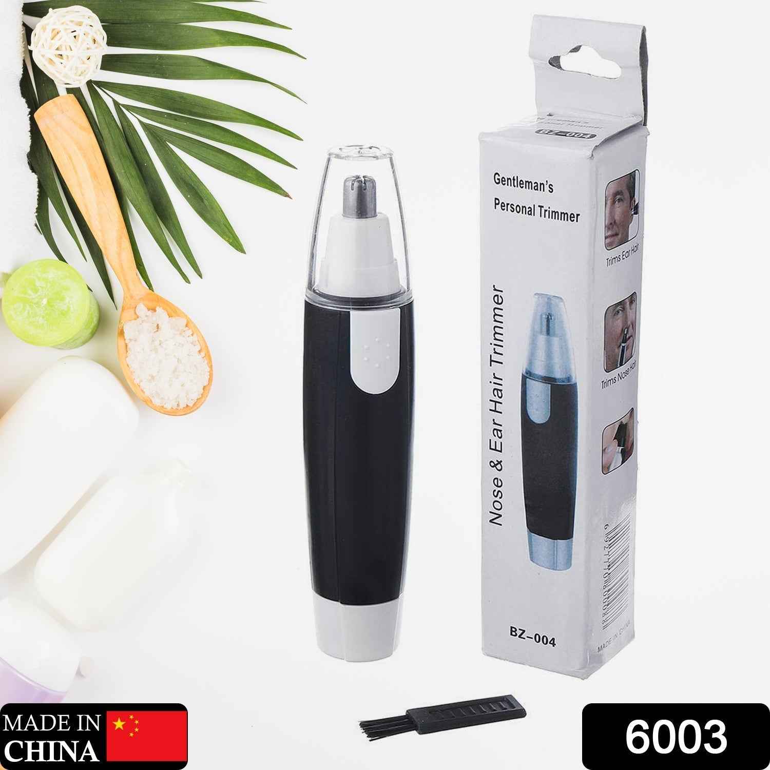 Sharp Steel Battery-Operated Ear and Nose Hair Trimmer
