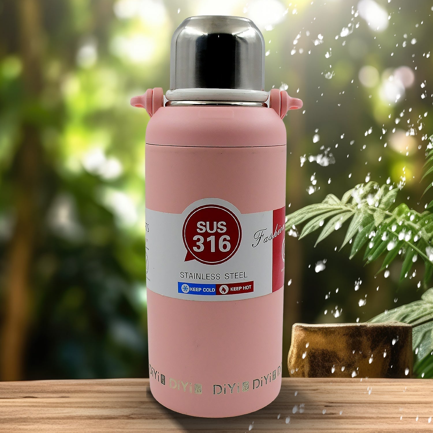 Stainless Steel tumblers 316 Stainless Steel, Vacuum Insulated Cup / Bottle, Portable Travel Kettle / Water Bottle with Handle, Outdoor Large Capacity Sports Kettle Cups / Bottle (1300 ML) Variety Bazaar
