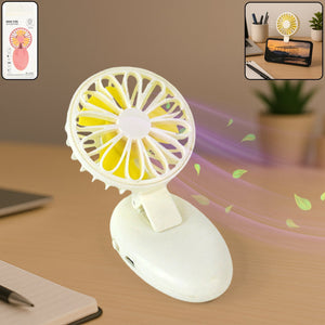 Mini USB Handheld Fan, Portable Rechargeable Mini Fan for Home, Office, Travel and Outdoor Use (1 Pc) Variety Bazaar