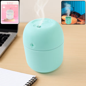 Portable Mini USB Humidifier with Light, Cool Mist & Essential Oil Diffuser (250ML) Variety Bazaar
