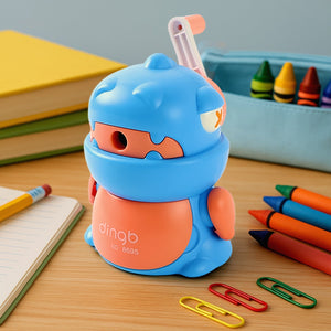 Sharpener for Pencil with Removable Tray Hardiness Steel Cutter, Kids Teddy Shaped Pencil Sharpener Machine, Birthday Return Gift Stationary Gifts Variety Bazaar
