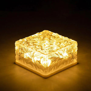 Solar Ice Cube Garden Light for Pathways & Christmas Decor Variety Bazaar
