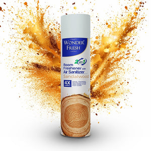 Fresh Air Freshener Spray, Sandalwood Fragrance | Long Lasting Fragrance for Home & Office (Mix Fragrance / 125 Gm) Variety Bazaar