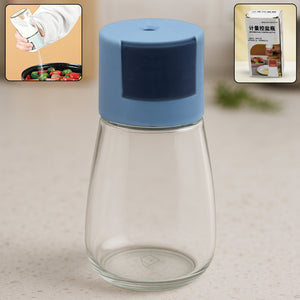 Glass Salt Dispenser for Cooking with 0.5g Precision (1 Pc) Variety Bazaar