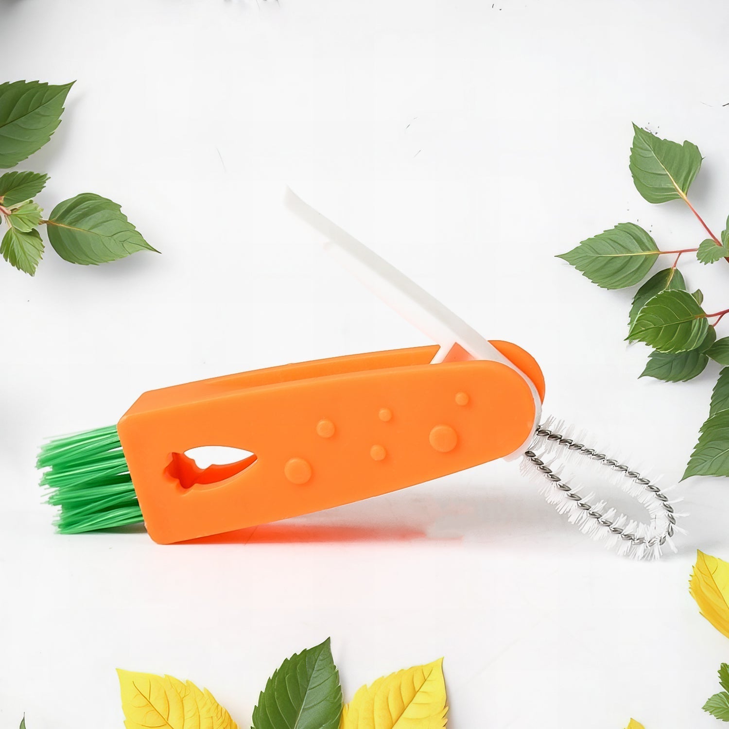 3-in-1 Multifunctional Cleaning Brush Set – Mini Bottle, Cup & Lid Cleaner (1 Pc) Variety Bazaar