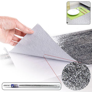 Aluminium foil for Kitchen and Aluminium Foil Paper Sticker Roll for Kitchen Wall, Drawers. (60cmx2Meter) Variety Bazaar