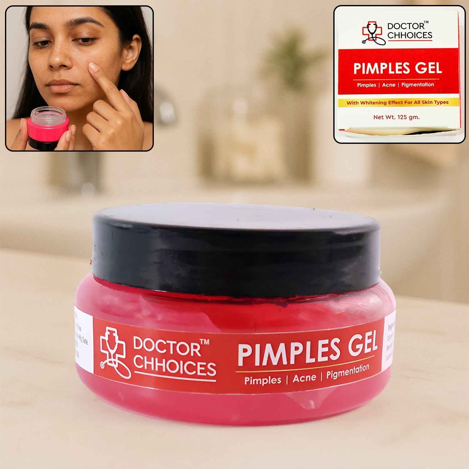 Doctor Chhoices / Choices Pimples Gel – 125 gm (1 Pc)
