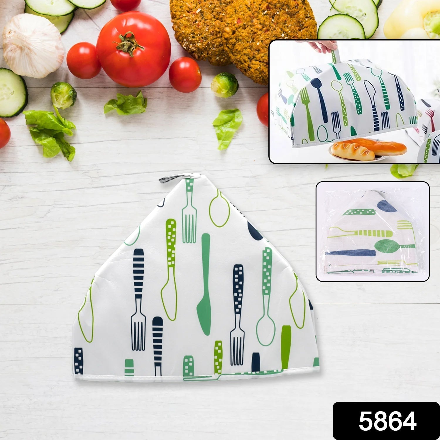 Foldable Food Covers, Kitchen Lid Foldable Cover (1 Pc / Small) Variety Bazaar