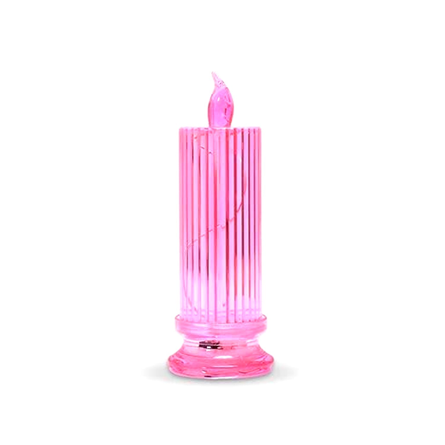 Big Simple Candles for Home Decoration, Crystal Candle Lights (Multicolor) Variety Bazaar