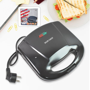 Sandwich Maker Makes Sandwich Non-Stick Plates| Easy to Use with Indicator Lights Sandwich toaster Variety Bazaar