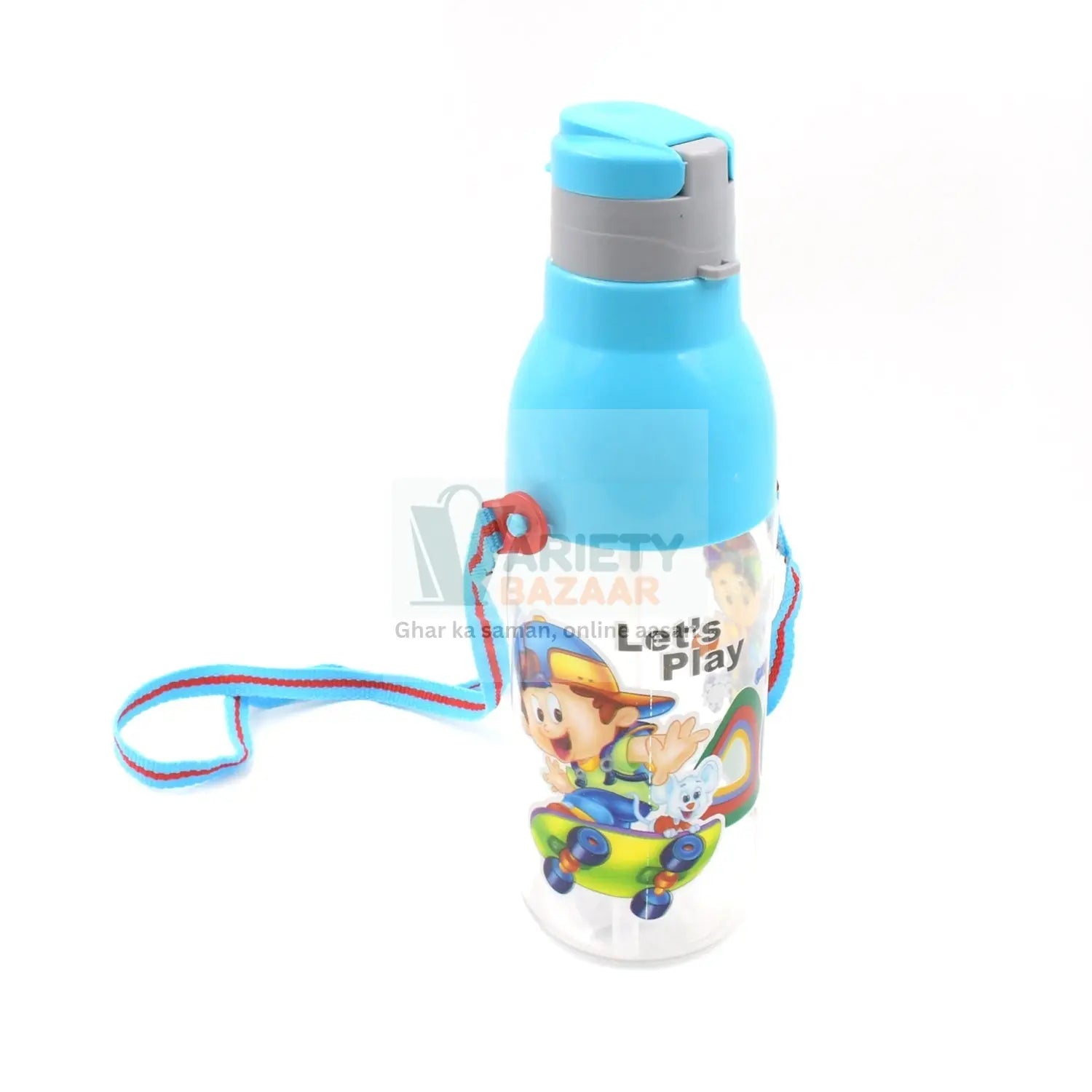 0273 Plastic Tranparent Sports Insulated Water Bottle with Dori & Straw Easy to Carry High Quality Water Bottle, BPA-Free & Leak-Proof! for Kids' School, For Fridge, Office, Sports, School, Gym, Yoga (1 Pc 900ML) Travel Sahayak