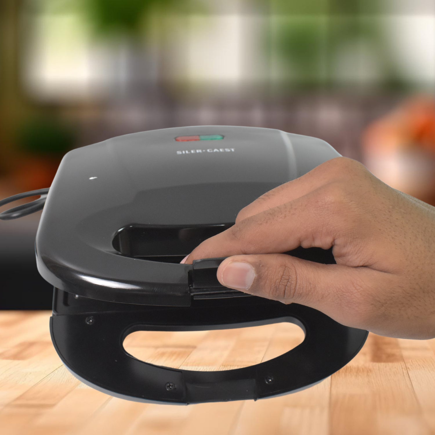 Sandwich Maker Makes Sandwich Non-Stick Plates| Easy to Use with Indicator Lights Sandwich toaster Variety Bazaar