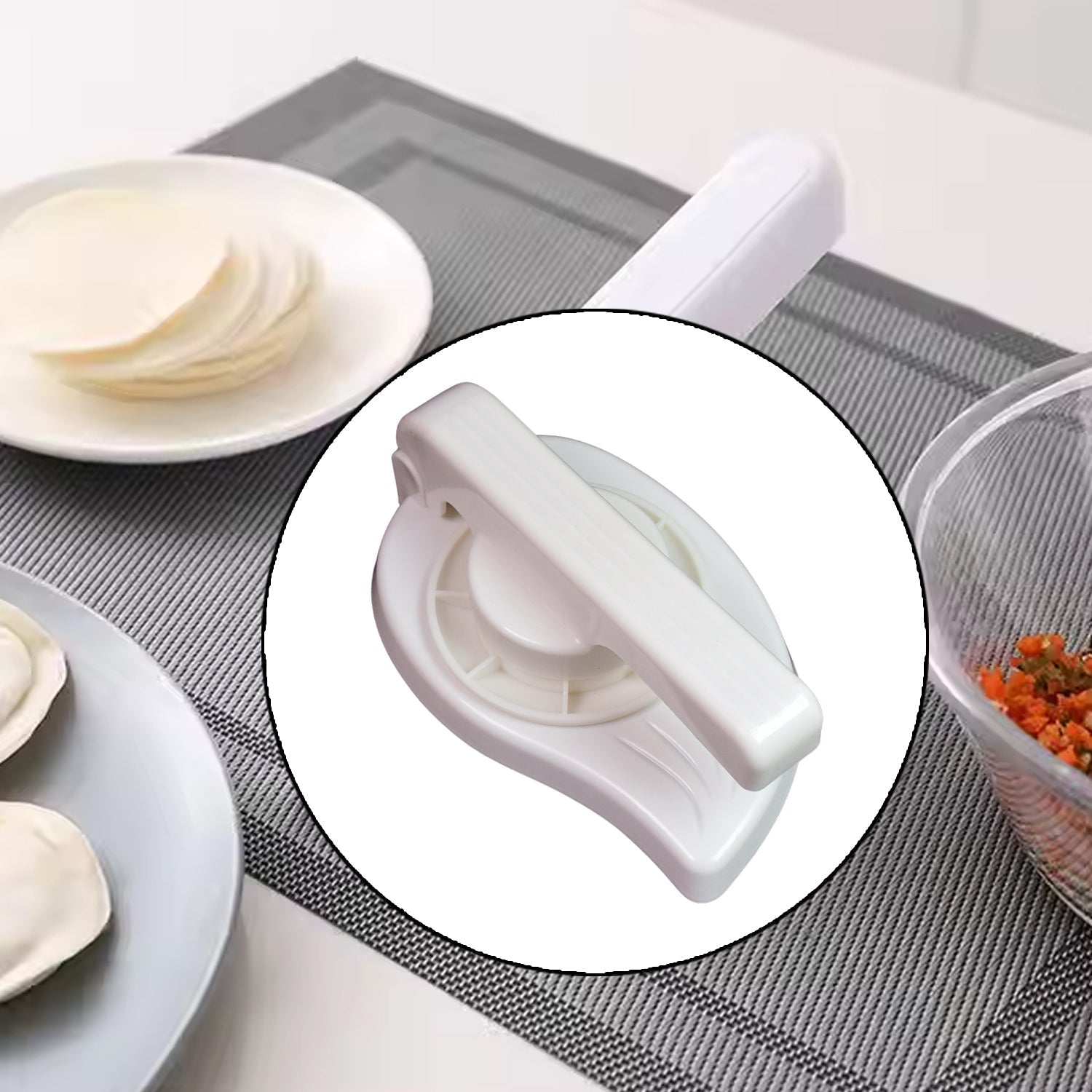 Plastic Puri Press Maker (1 Pc): Easy Chapati Roti Press (Kitchen) Variety Bazaar
