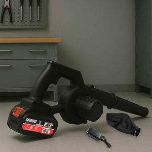 Multi-Purpose Home and Garden Air Blower Kit with Collection Bag for Easy Cleaning