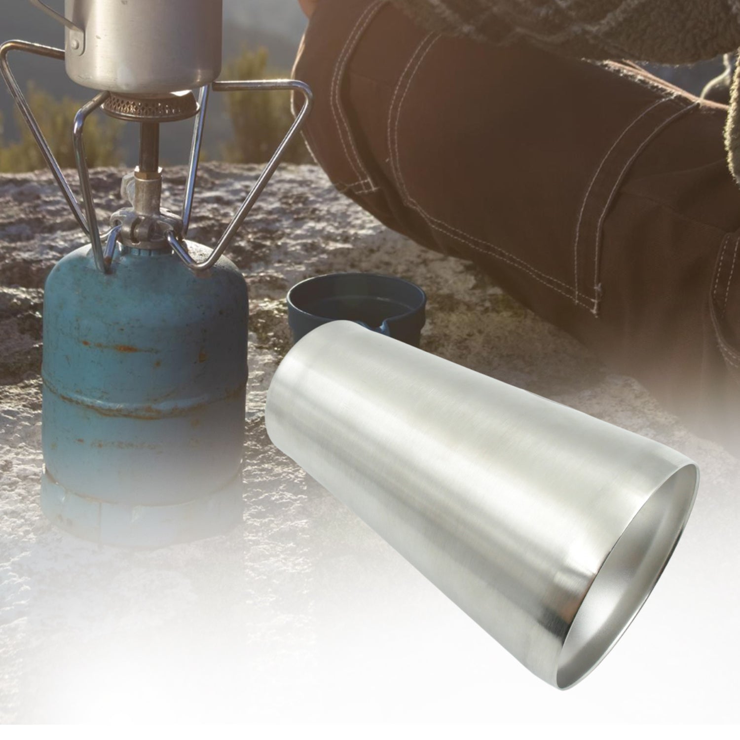 Stainless Steel Vacuum Insulated Travel Mug – Unbreakable Reusable Drinking Glass for Home & Office (1 Pc) Variety Bazaar