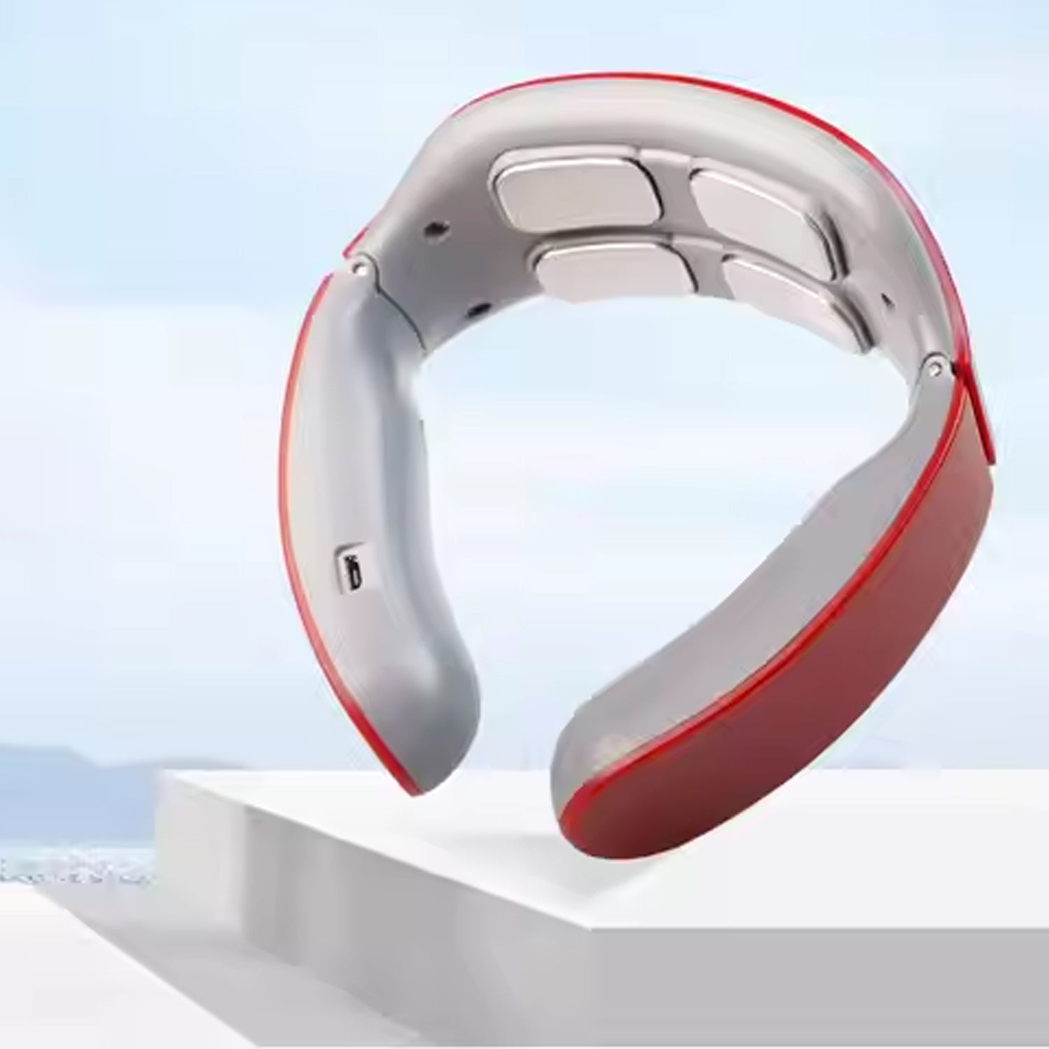 4 Heads Smart Electric Neck and Back Pulse Massager (1 Pc / Mix Design) Variety Bazaar