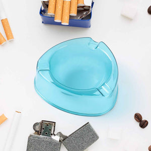Oblivion Transparent Plastic Ashtray (Mix Color & 1 Pc)