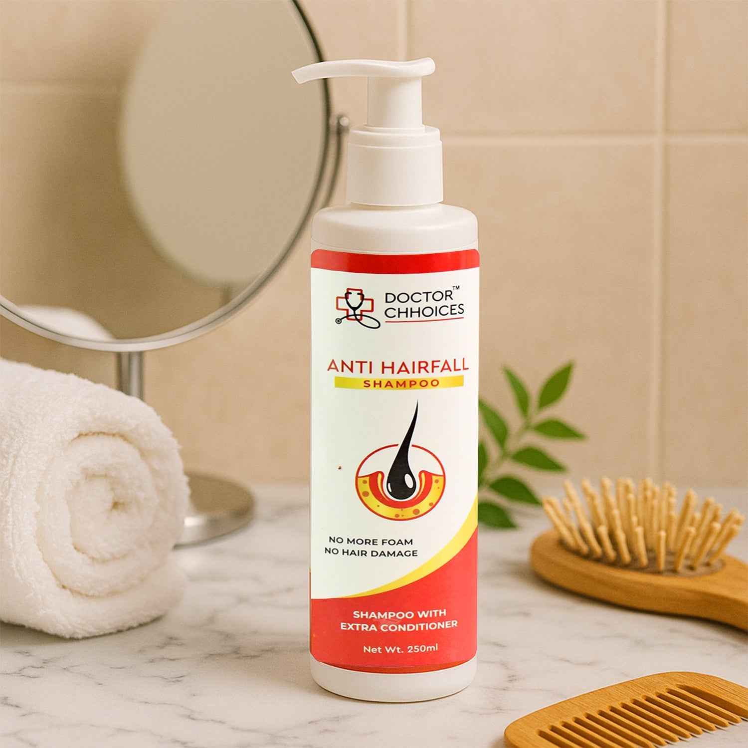Doctor Chhoices / Choices Advanced Anti Hairfall Shampoo with Extra Conditioner – 250ml (1 Pc)