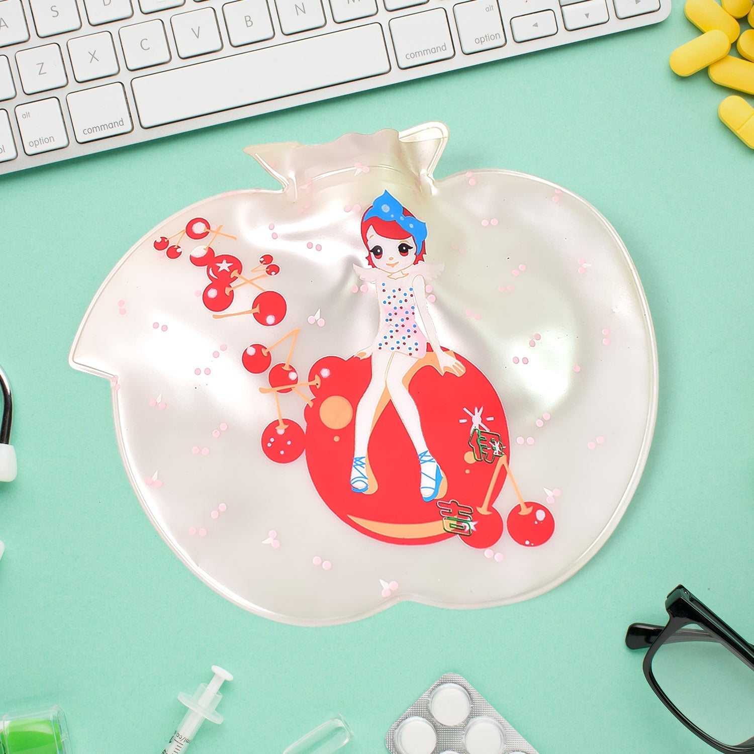 Apple Hot Water Bottle Bag For Pain Relief Variety Bazaar