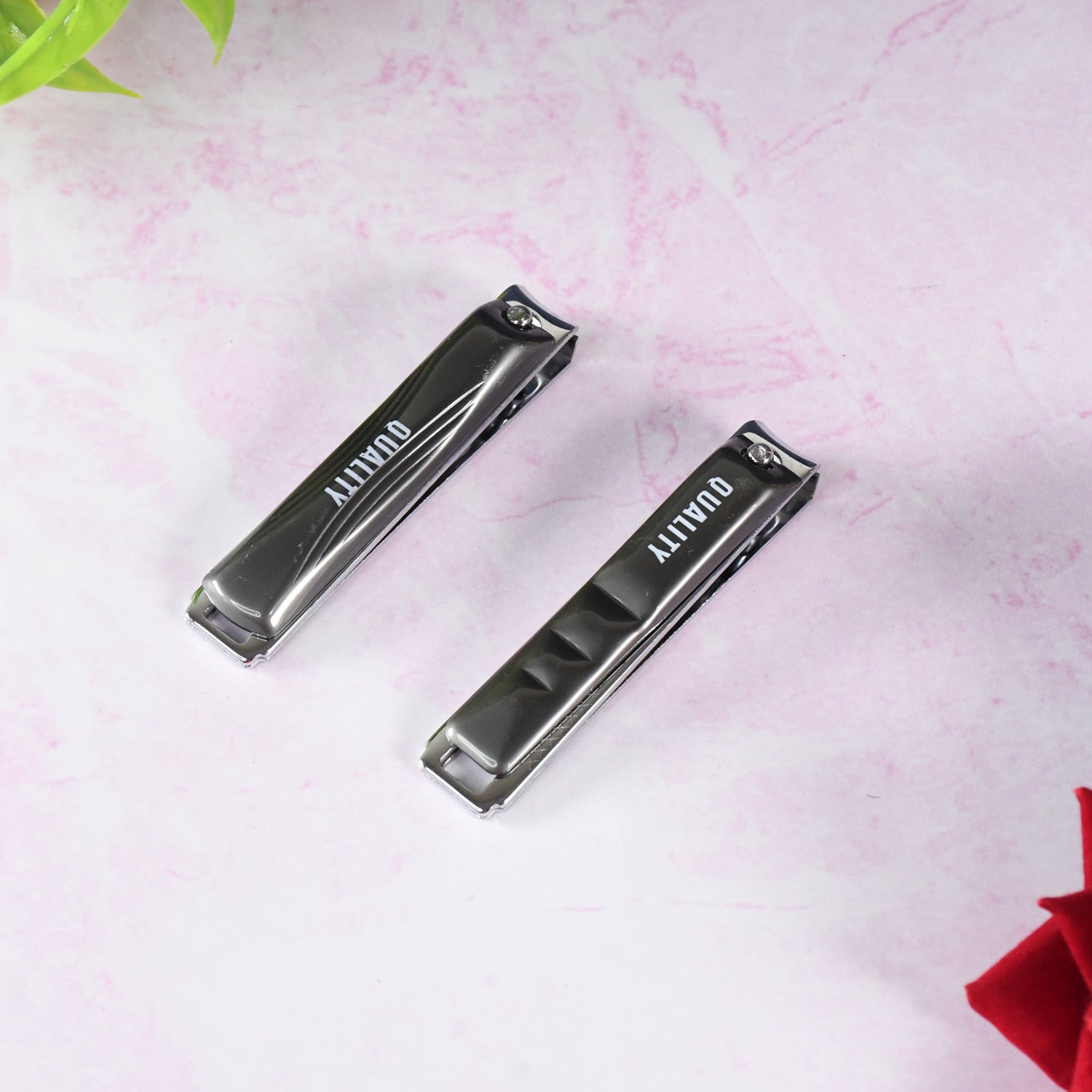 Stainless Steel Folding Portable Large Nail Clippers with Nail File (1 Pc) Variety Bazaar