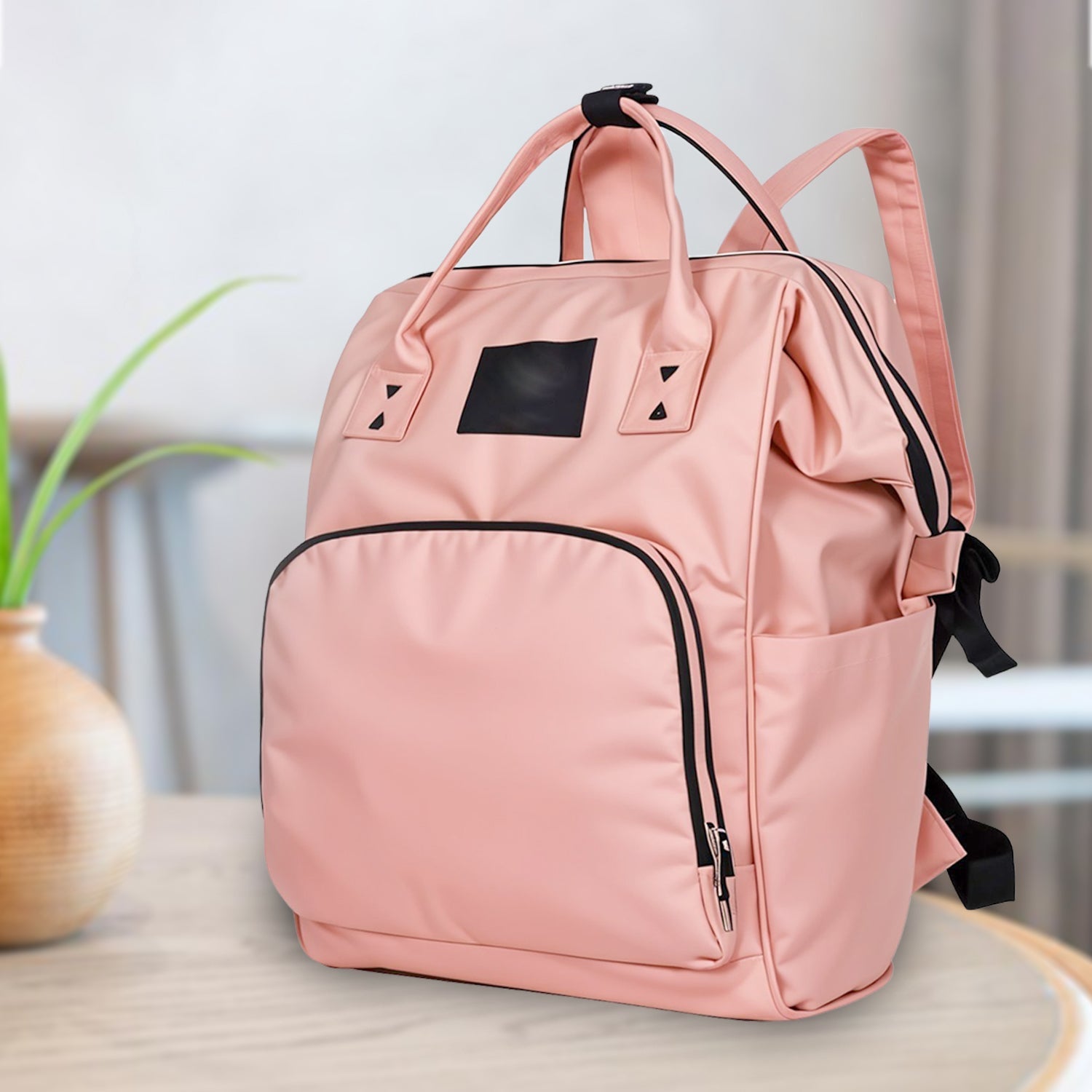 Multipurpose Large Capacity Mom's Backpack Diaper Bag (1 Pc) Variety Bazaar