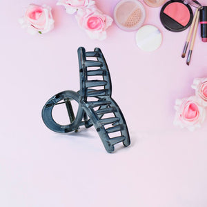 Plastic Hair Clamp Grip, Simple Matte Hair Barrette Clamp (1 Pc) Variety Bazaar