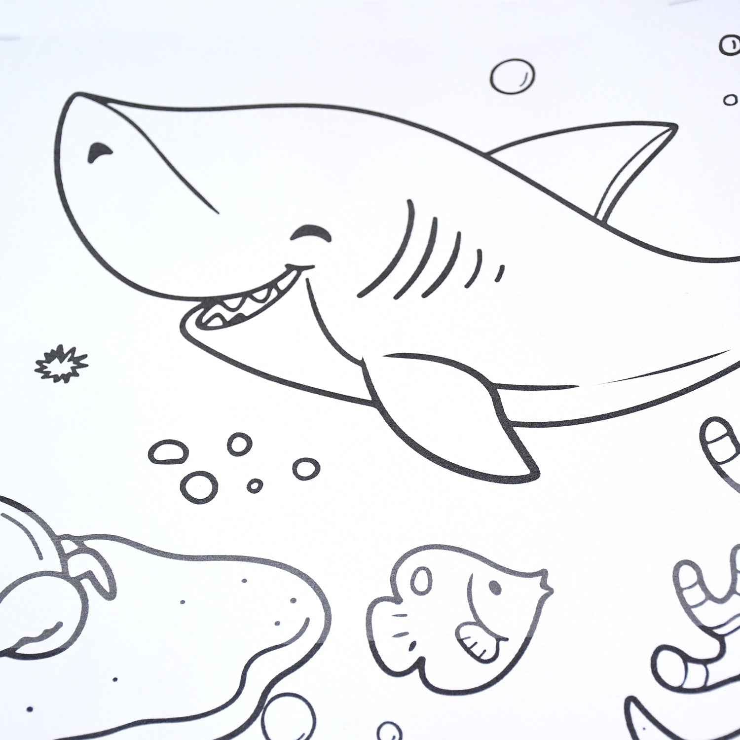 Fun and Educational Coloring Roll (1 Pc)