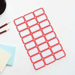 Multipurpose Writable Blank Label Sticker Sheets (1 Sheet)